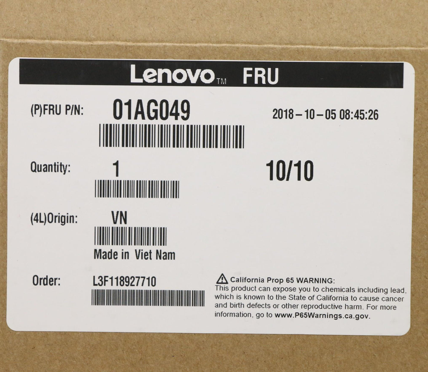 Lenovo Pu Processors - 01AG049