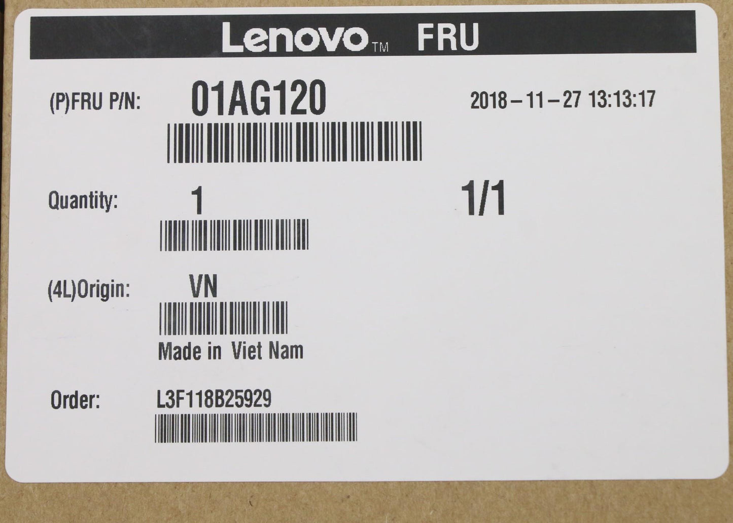 Lenovo Xeon E3-1275V6 3.8G 4C 73W - 01AG120
