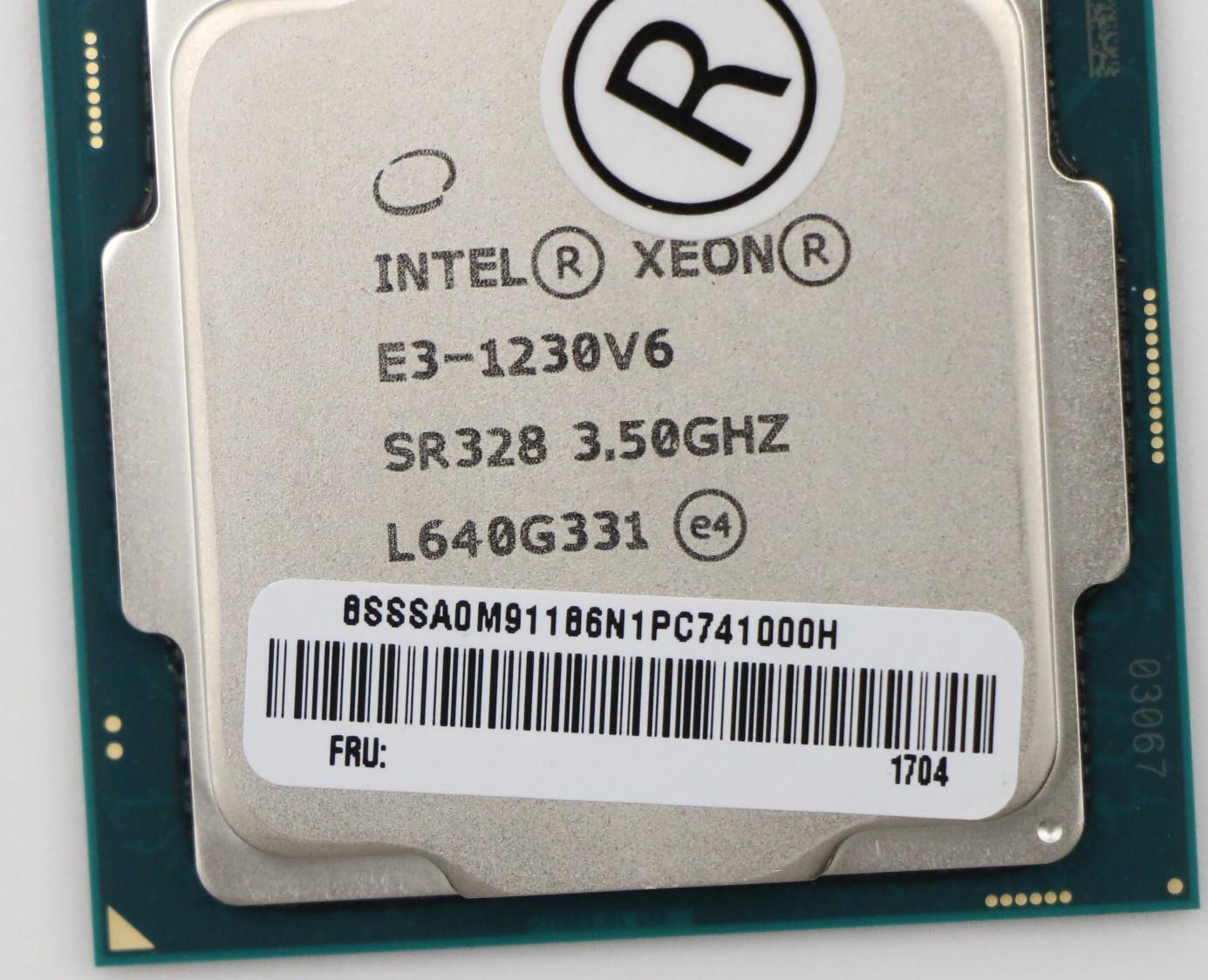 Lenovo 01AG124 Xeon E3-1230V6 3.5G 4C 72W