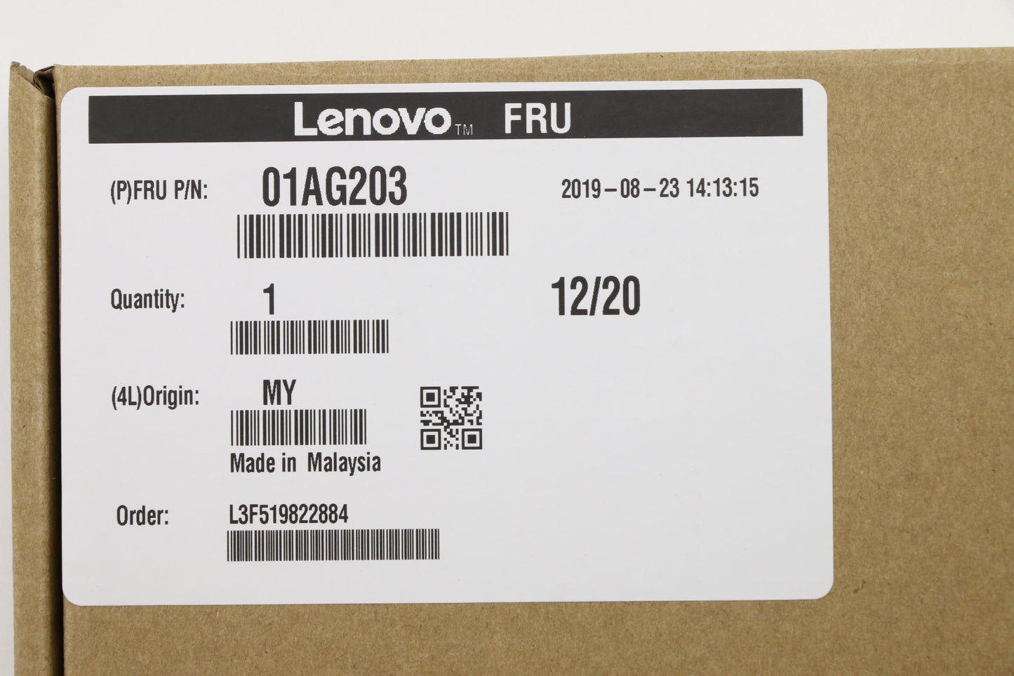 Lenovo 01AG203 Xeon W2135 39G 6C 140W