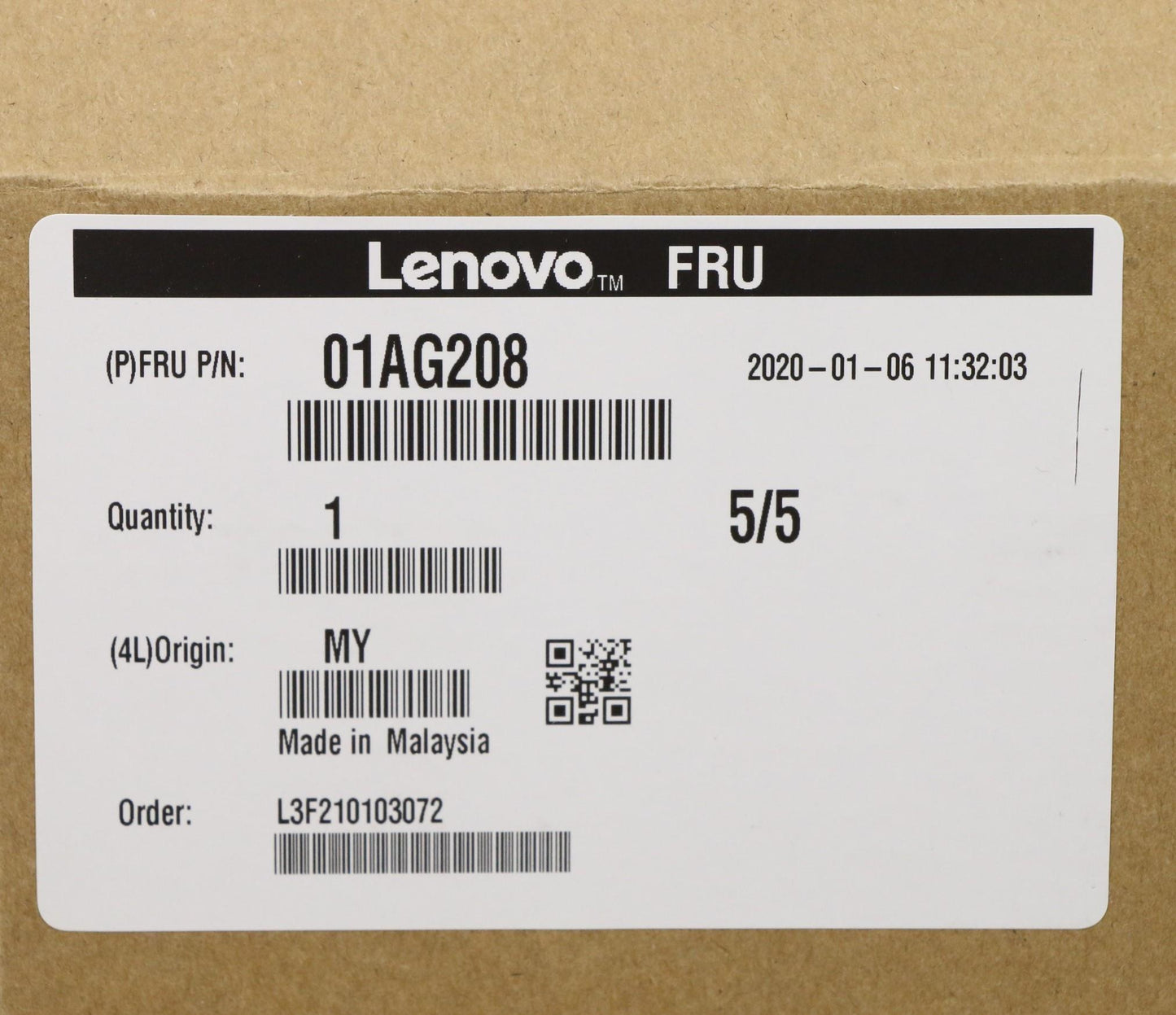 Lenovo 01AG208 Xeon W2102 29G 4C 120W