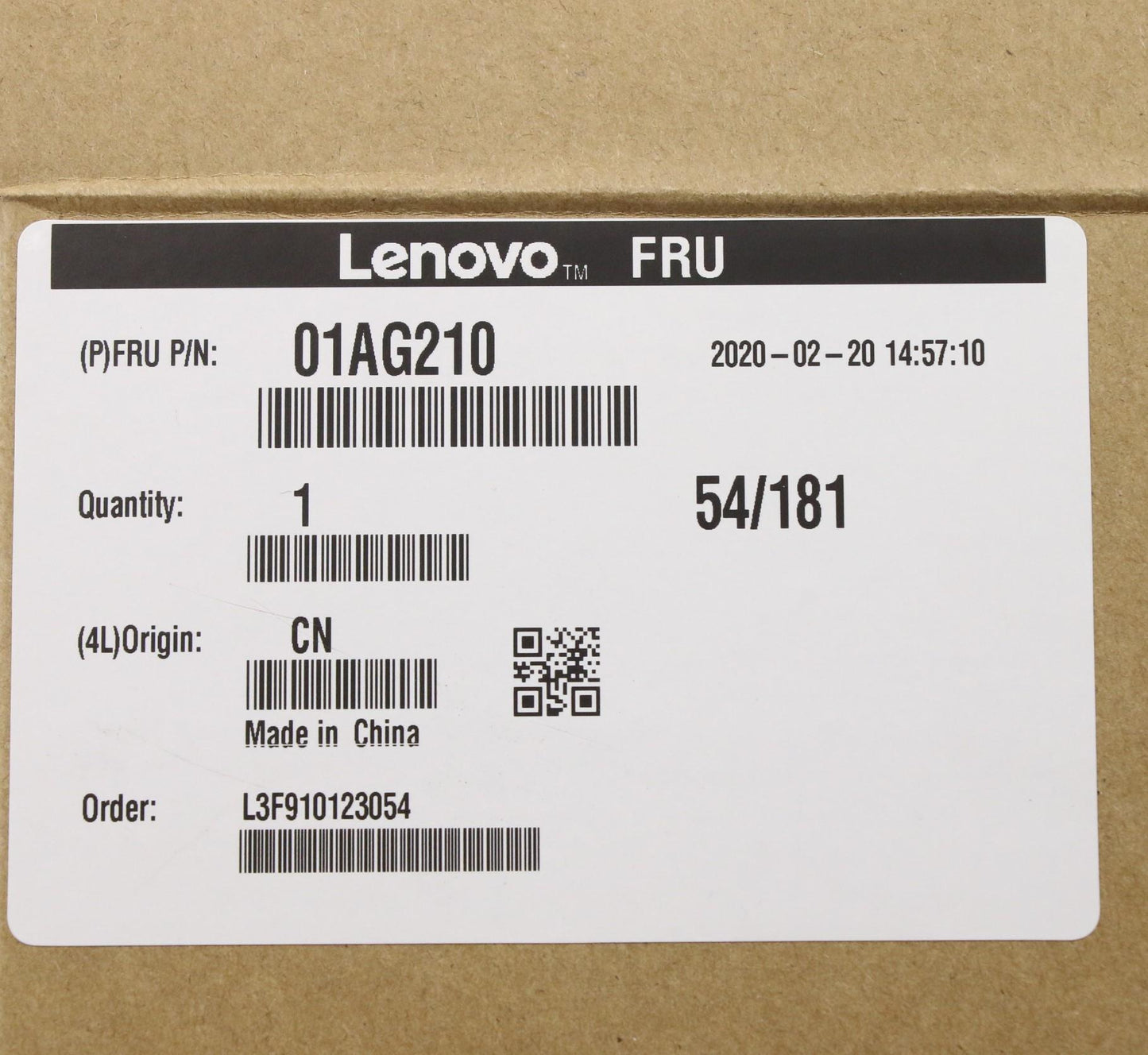 Lenovo (01AG210) Intel i5-8400 Processor, 2.8GHz, 6C/9M, LGA 65W