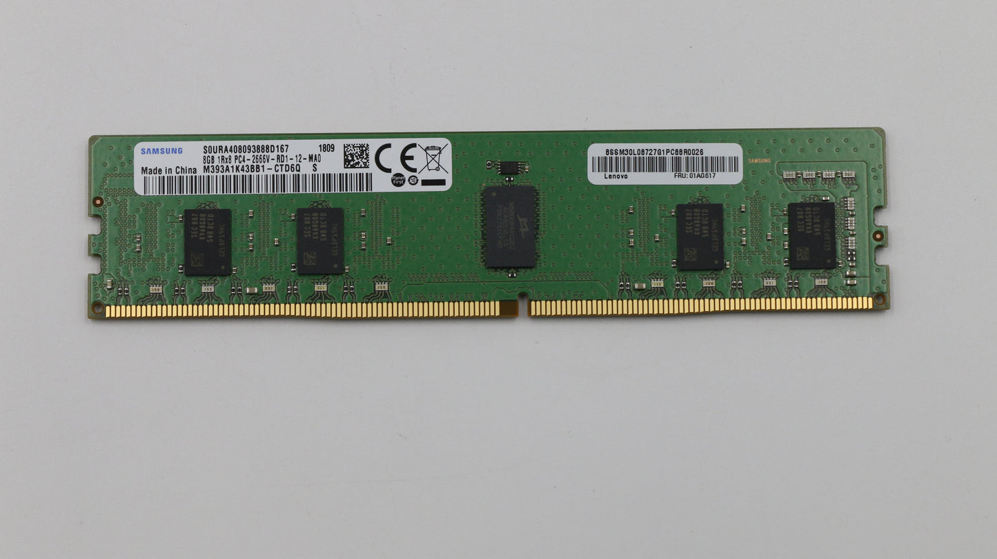 Lenovo (01AG617) 8GB DDR4 2666 RDIMM ECC Memory Module