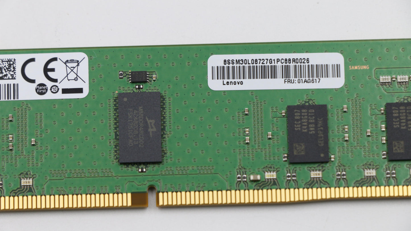 Lenovo (01AG617) 8GB DDR4 2666 RDIMM ECC Memory Module