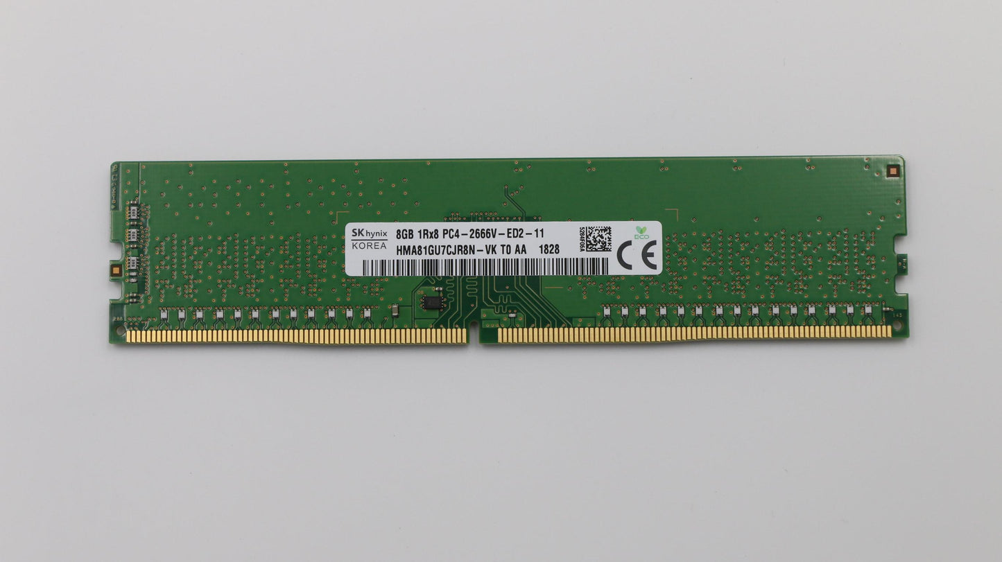 Lenovo 01AG628 Memory 8Gb Ddr4 2666Mhz Ecc Ud