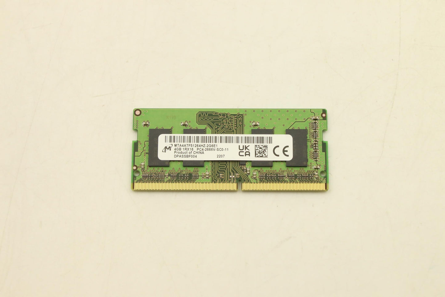 Lenovo 01AG831 4Gb Ddr4 2666 Sodimmmicron