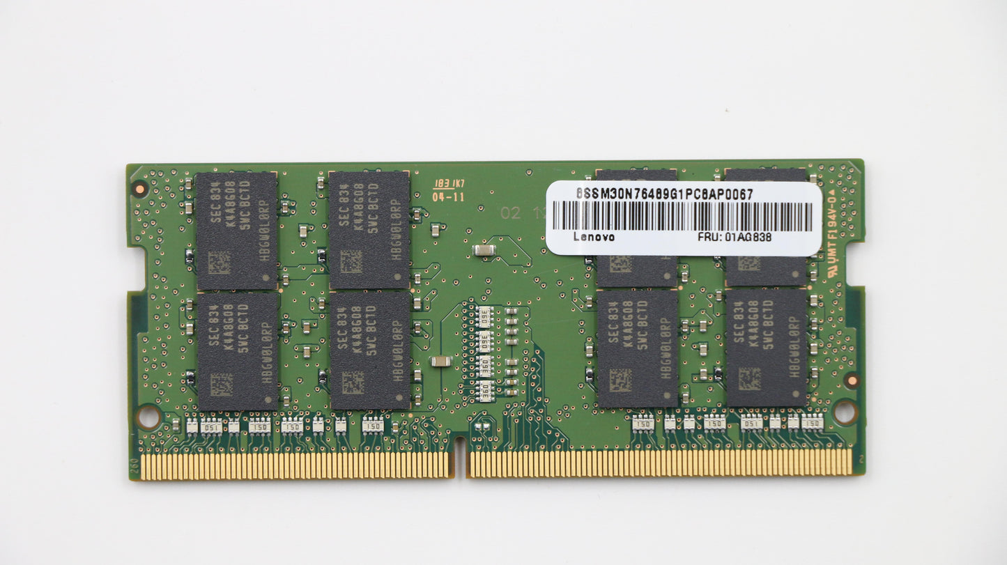 Lenovo 16Gb Ddr4 2666 Sodimmsamsung - 01AG838