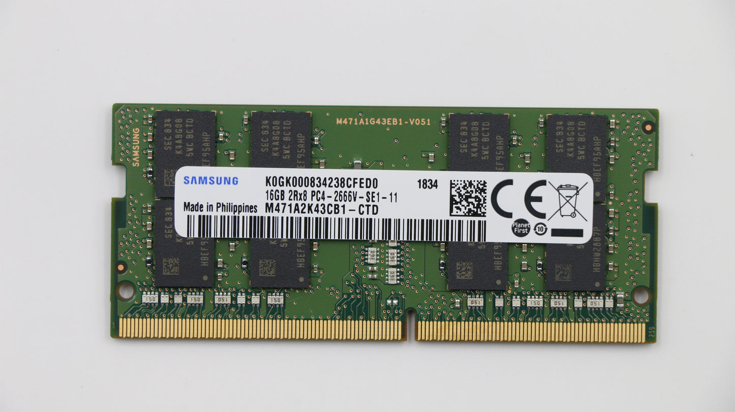 Lenovo 16Gb Ddr4 2666 Sodimmsamsung - 01AG838