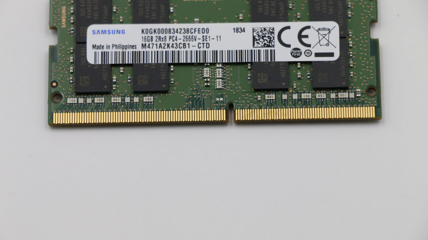 Lenovo 16Gb Ddr4 2666 Sodimmsamsung - 01AG838