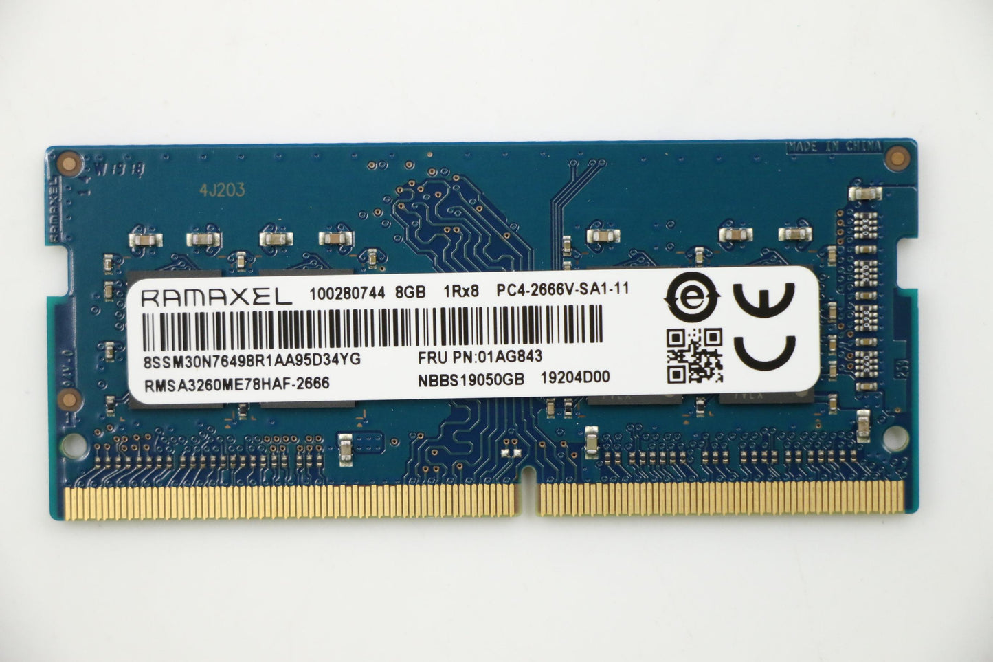 Lenovo (01AG854) 8GB DDR4 2666MHz RAMAXEL SODIMM Memory