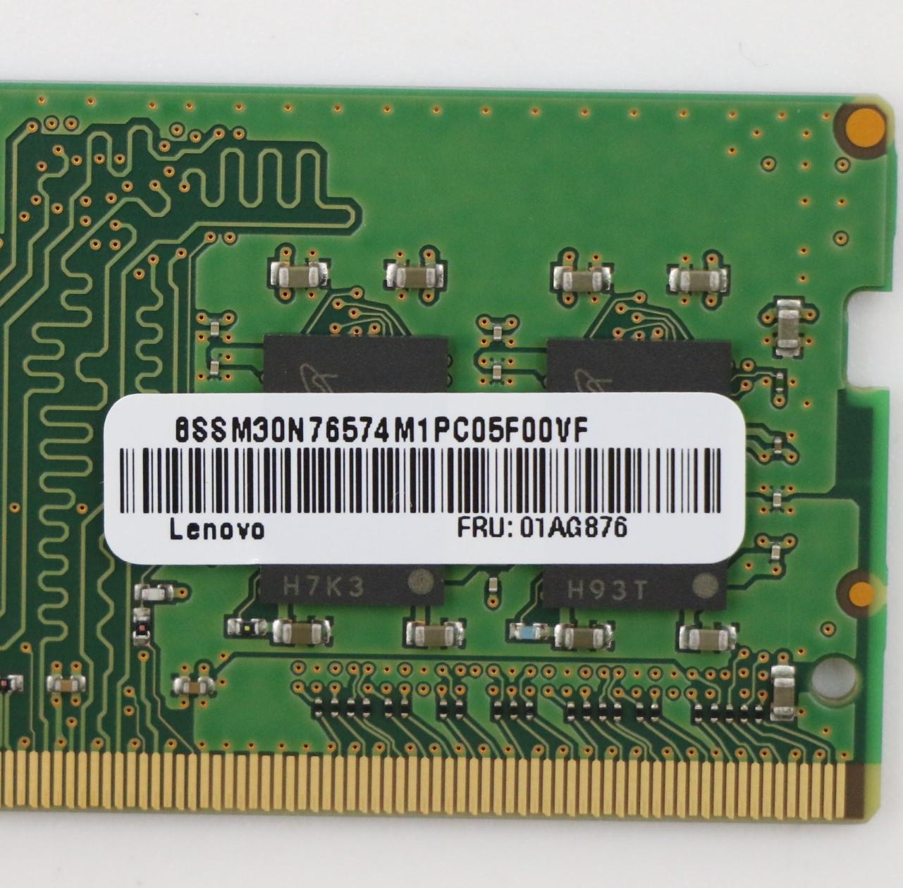 Lenovo Sodimm 8Gb Ddr4 3200 Micron - 01AG876