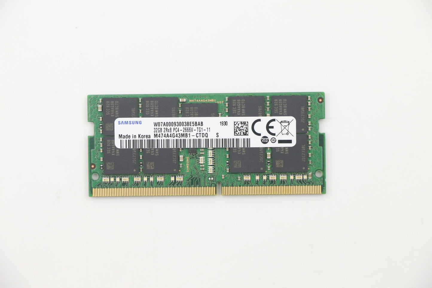 Lenovo Ecc Sodimm 32Gb Ddr4 2666 Sam - 01AG889