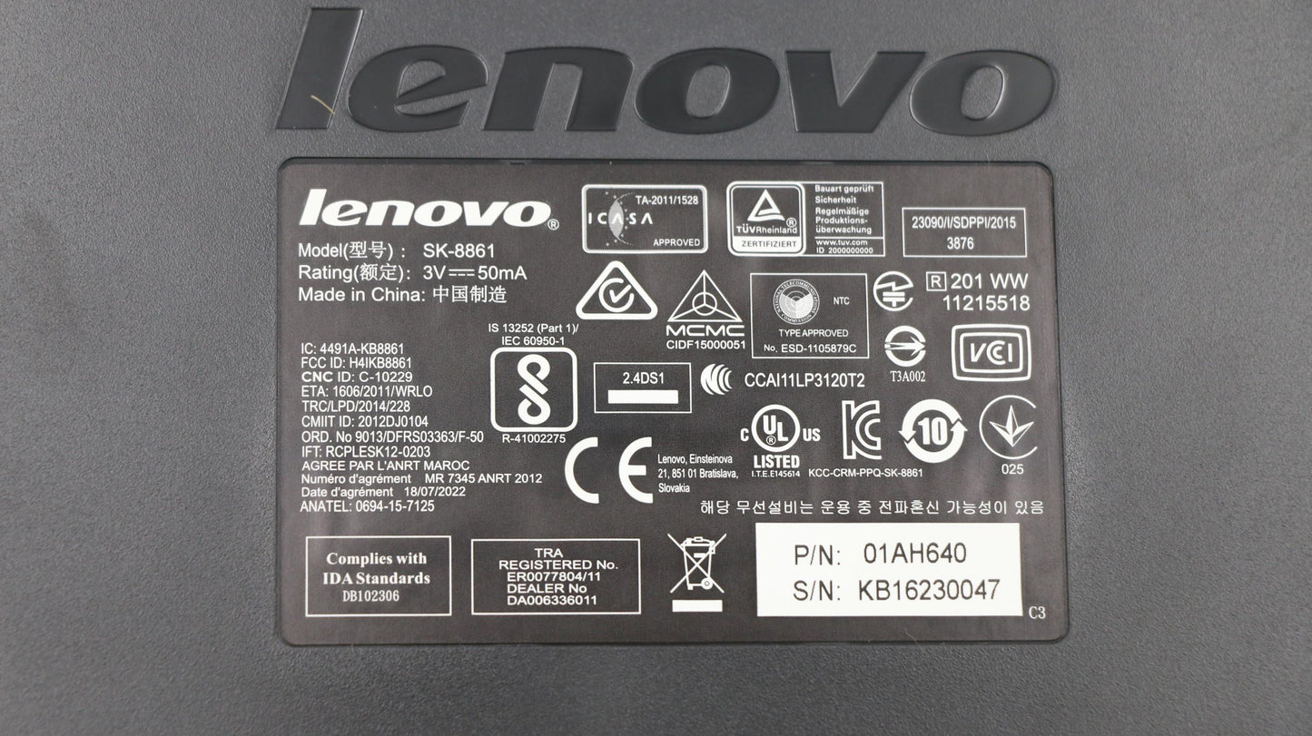 Lenovo 01AH640 Kb Keyboards External