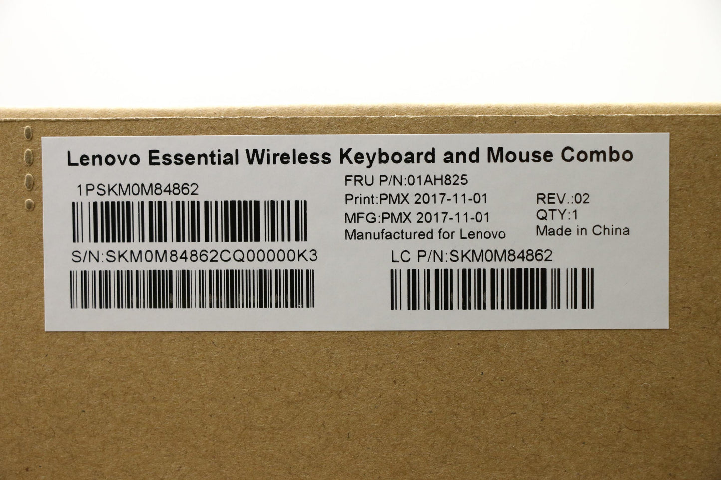 Lenovo Kyb_Mouse Primax Rfbu71 2.4G B - 01AH825