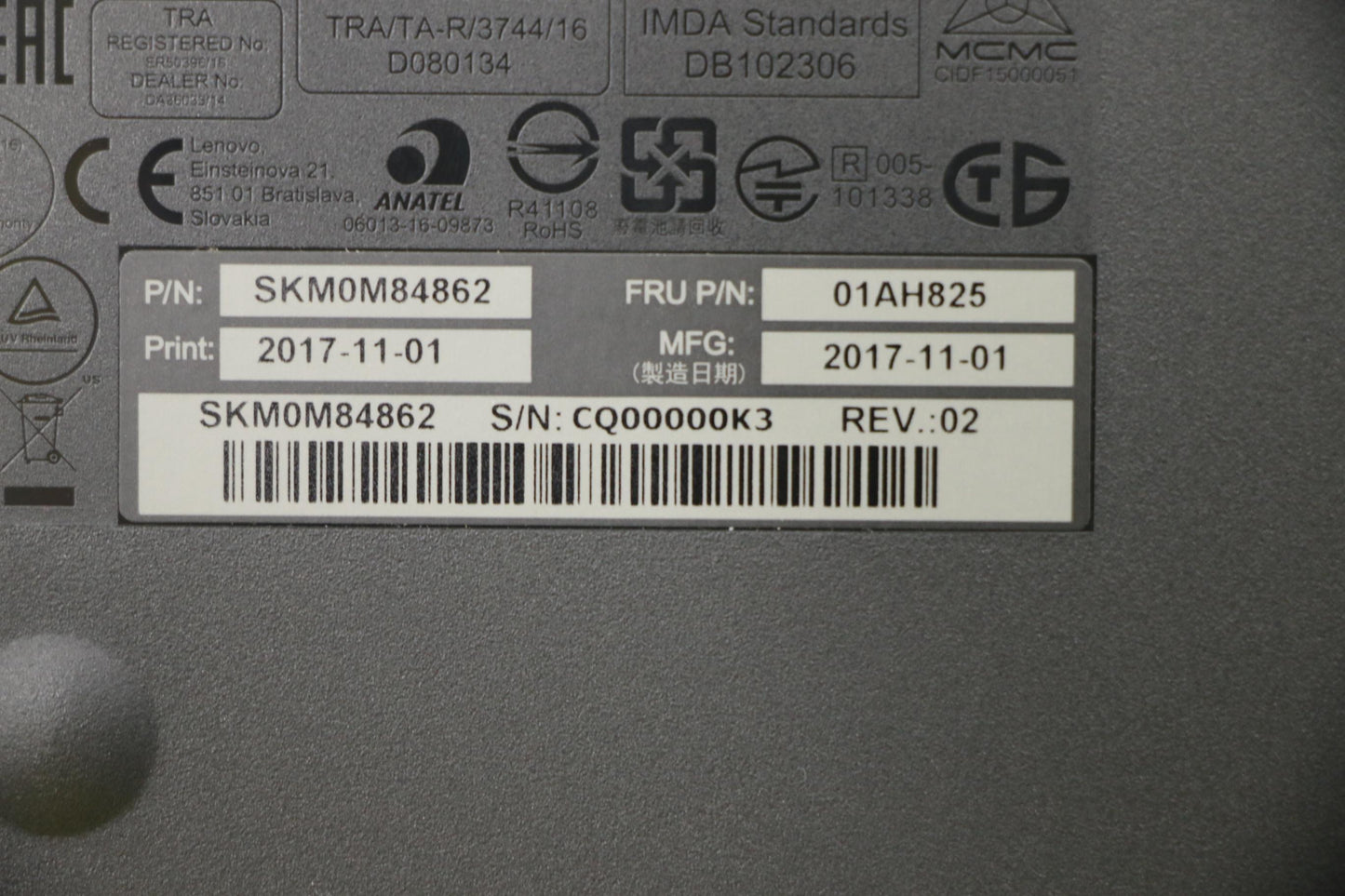 Lenovo Kyb_Mouse Primax Rfbu71 2.4G B - 01AH825