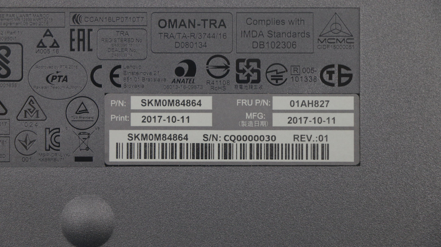 Lenovo Primax Rfbu71 2.4G Bk Be_Fr - 01AH827
