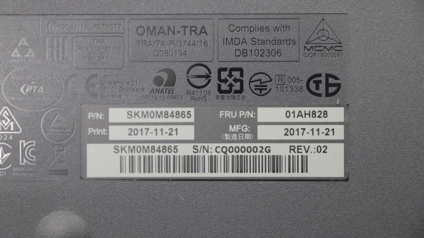 Lenovo Primax Rfbu71 2.4G Bk Be_En - 01AH828