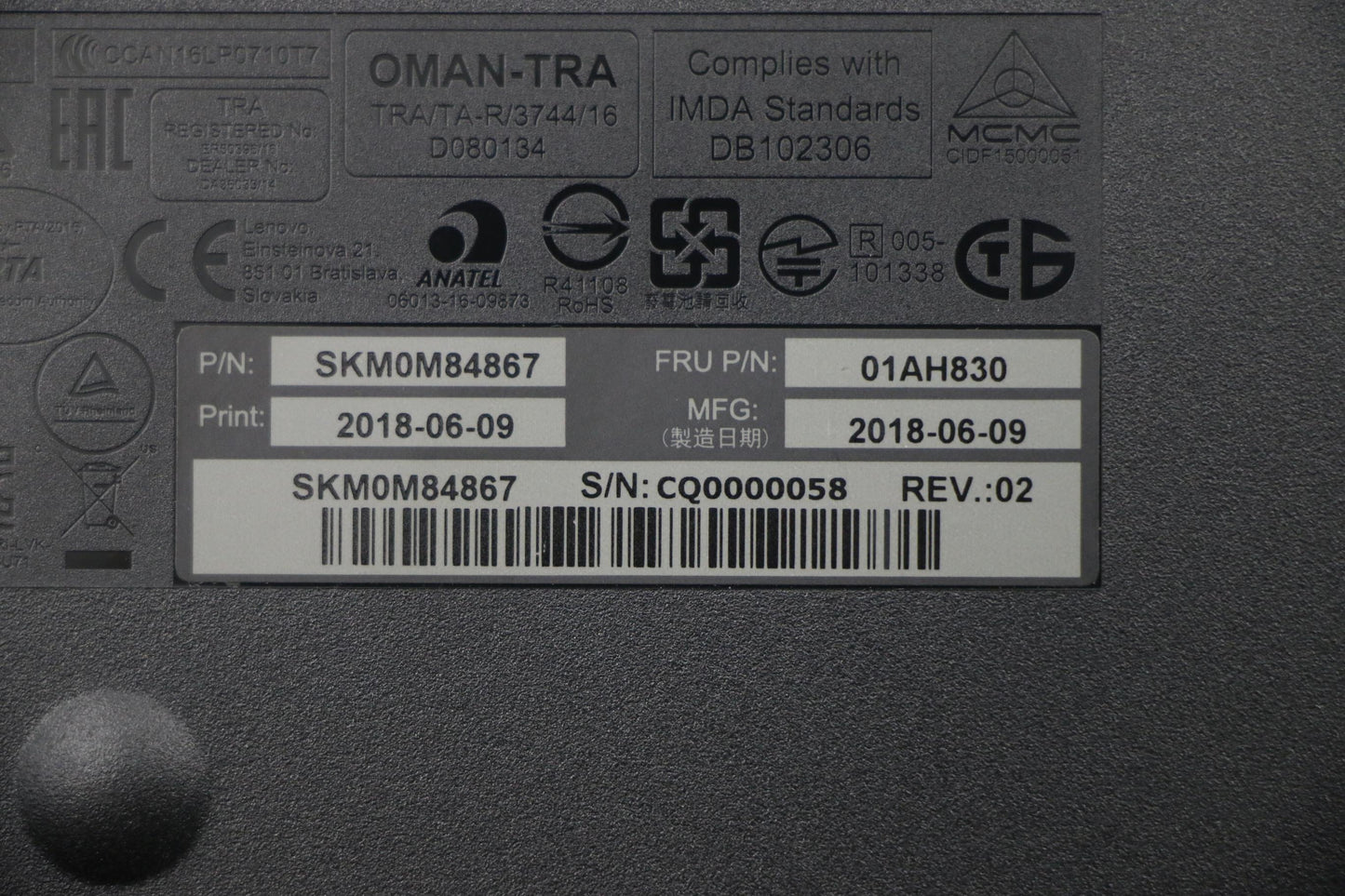 Lenovo Primax Rfbu71 2.4G Bk Bg - 01AH830