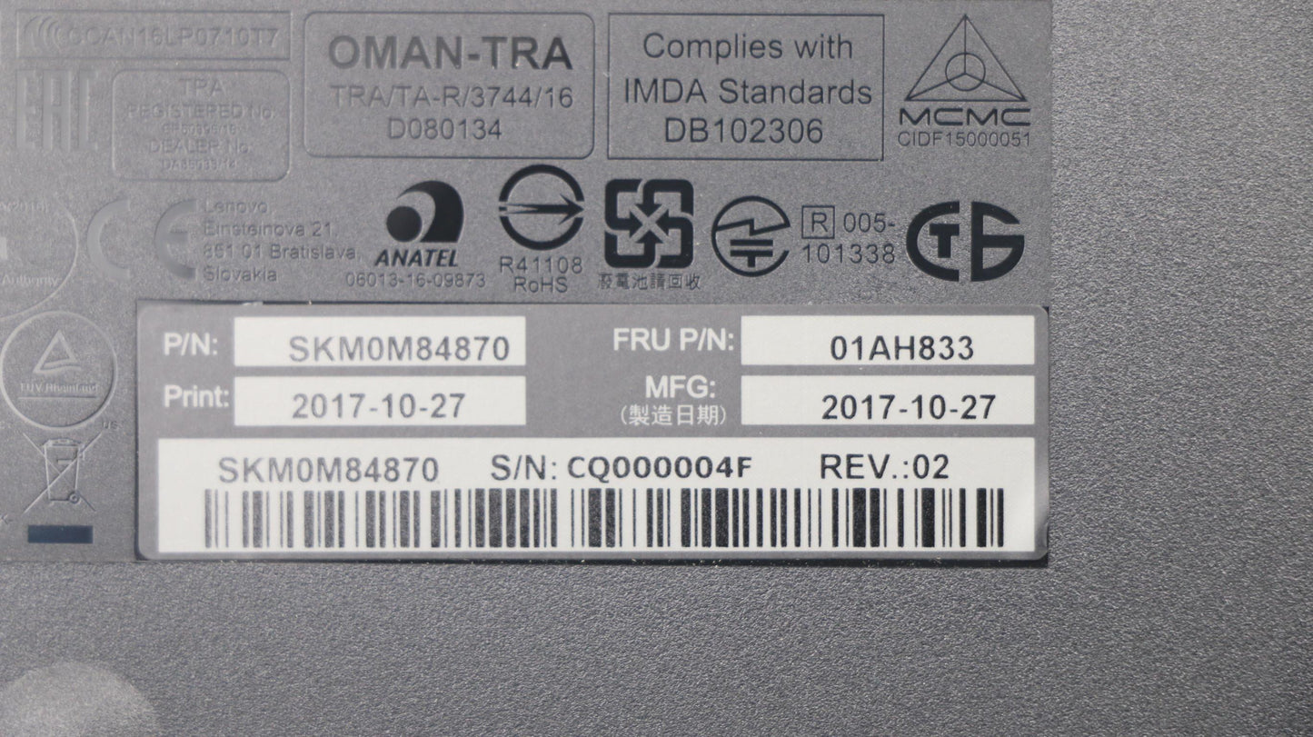 Lenovo Primax Rfbu71 2.4G Bk Da - 01AH833