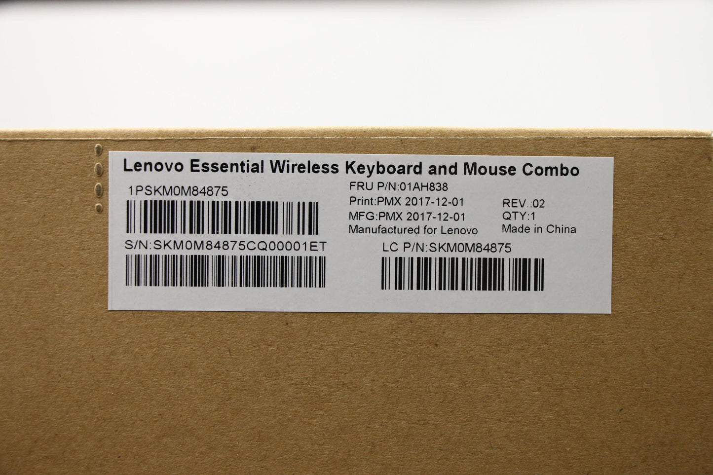 Lenovo Kyb_Mouse Primax Rfbu71 2.4G B - 01AH838