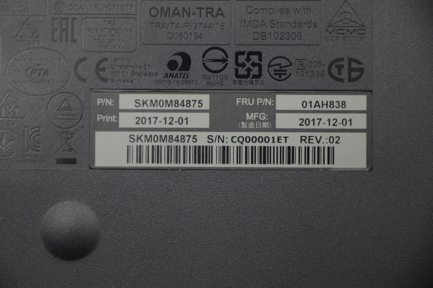 Lenovo Kyb_Mouse Primax Rfbu71 2.4G B - 01AH838