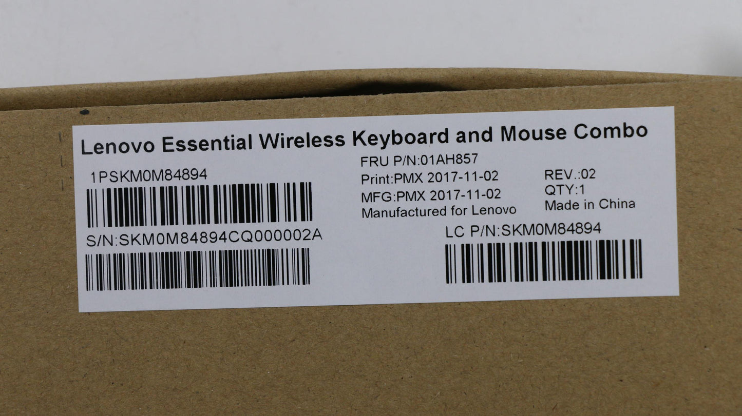 Lenovo Primax Rfbu71 2.4G Bk Sv_Fi - 01AH857