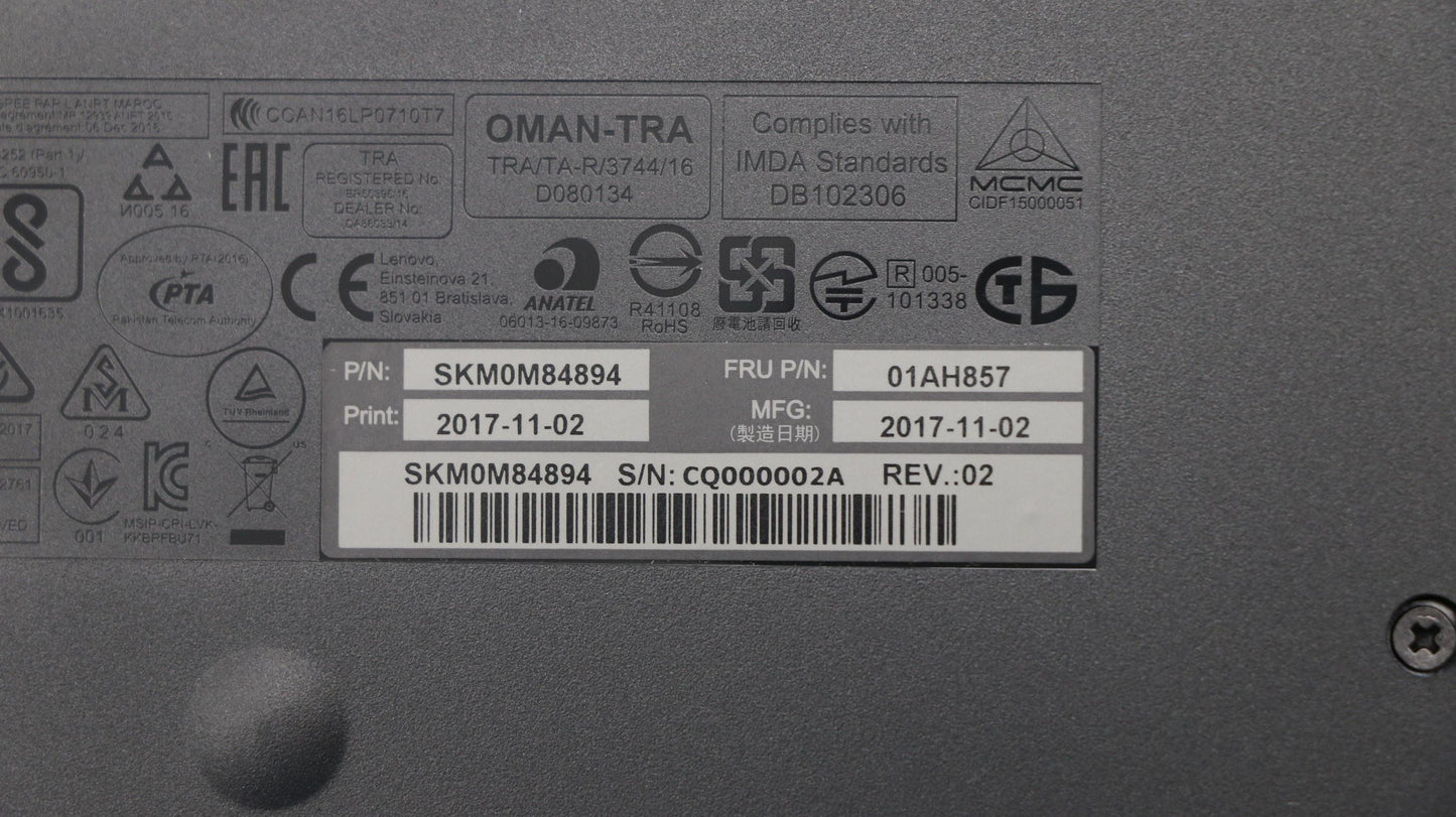 Lenovo Primax Rfbu71 2.4G Bk Sv_Fi - 01AH857