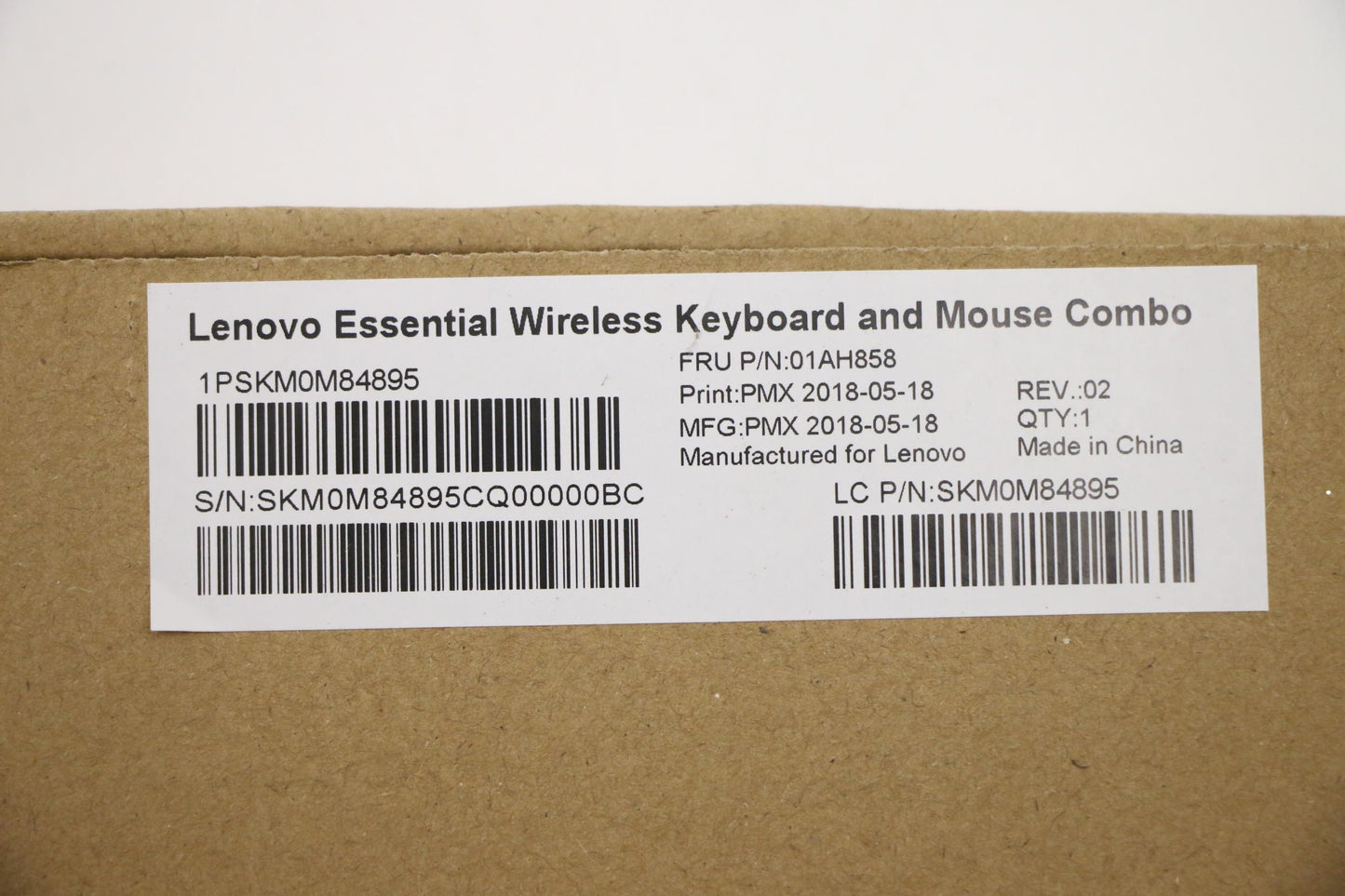 Lenovo Kyb_Mouse Primax Rfbu71 2.4G B - 01AH858