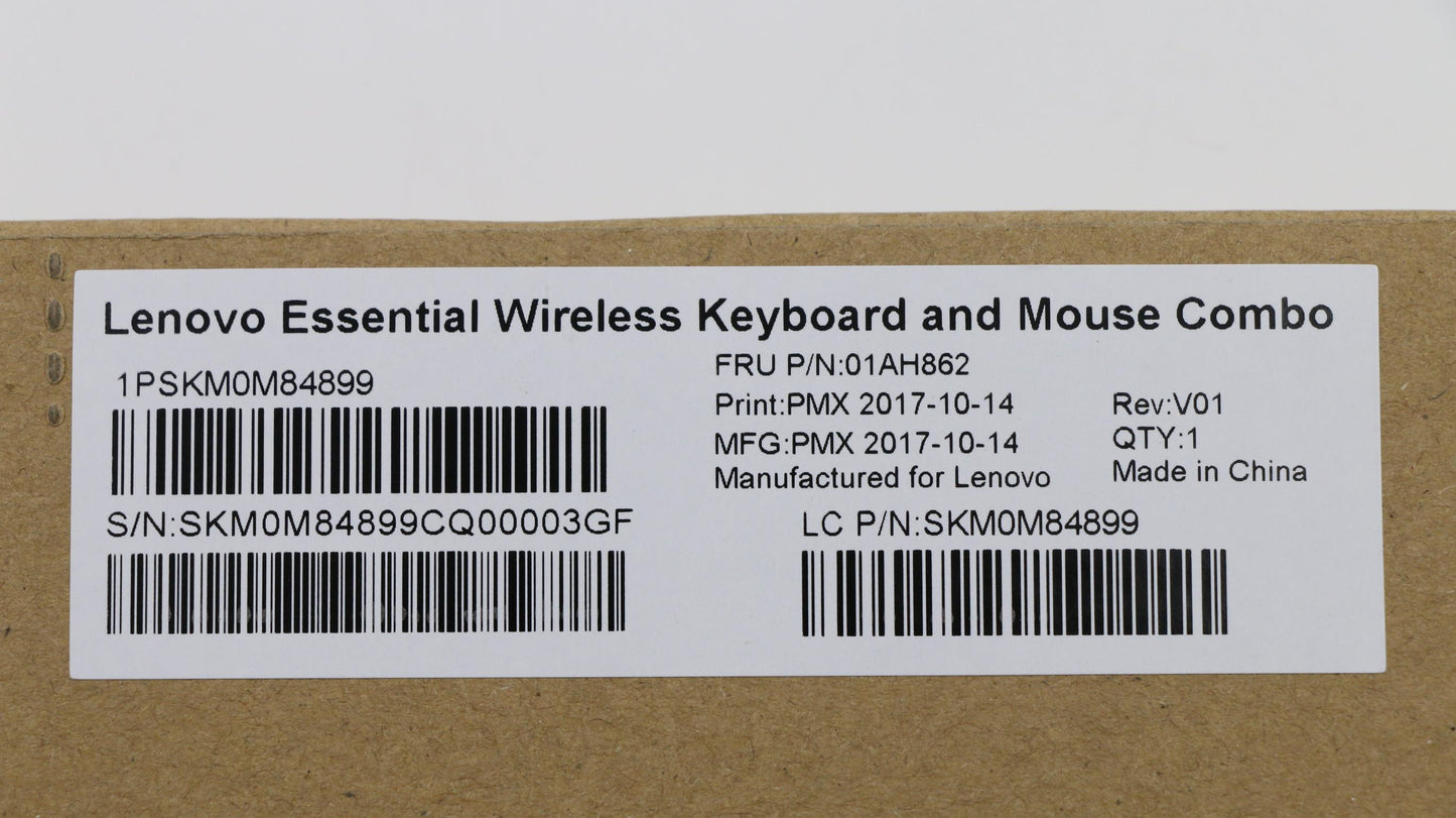 Lenovo Kyb_Mouse Primax Rfbu71 2.4G B - 01AH862