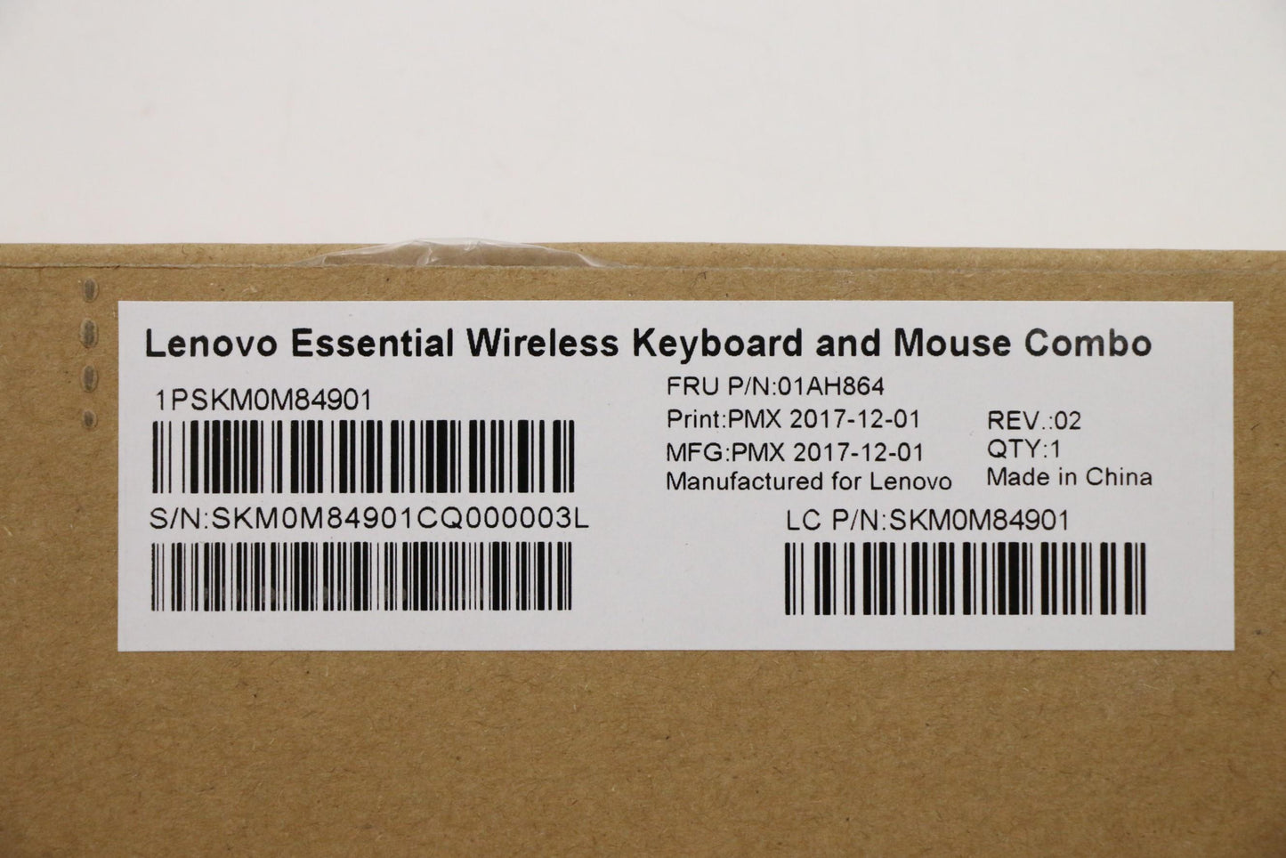 Lenovo Kyb_Mouse Primax Rfbu71 2.4G B - 01AH864