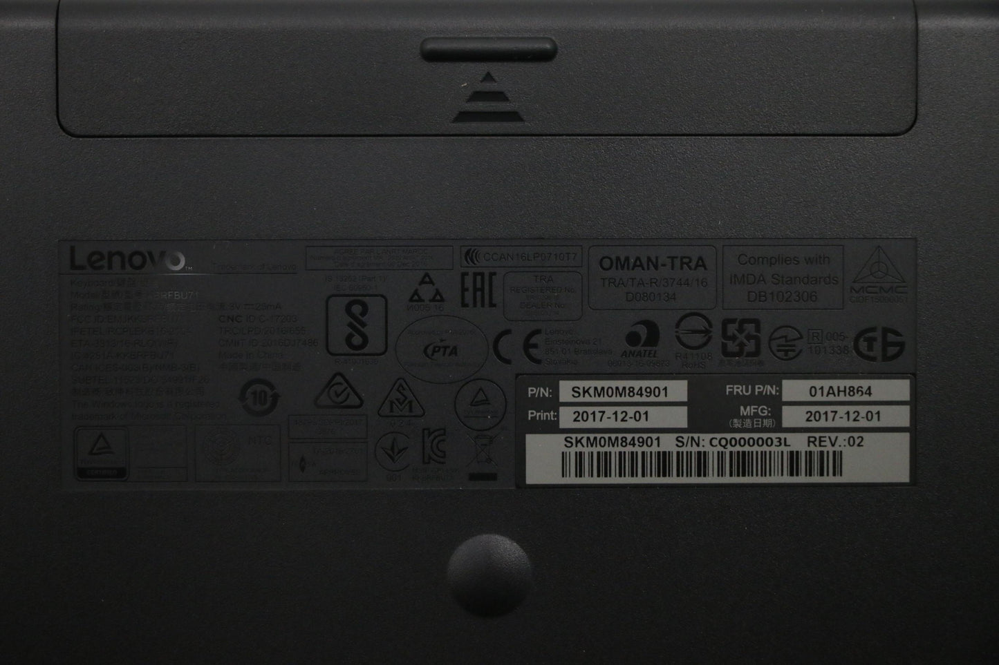 Lenovo Kyb_Mouse Primax Rfbu71 2.4G B - 01AH864