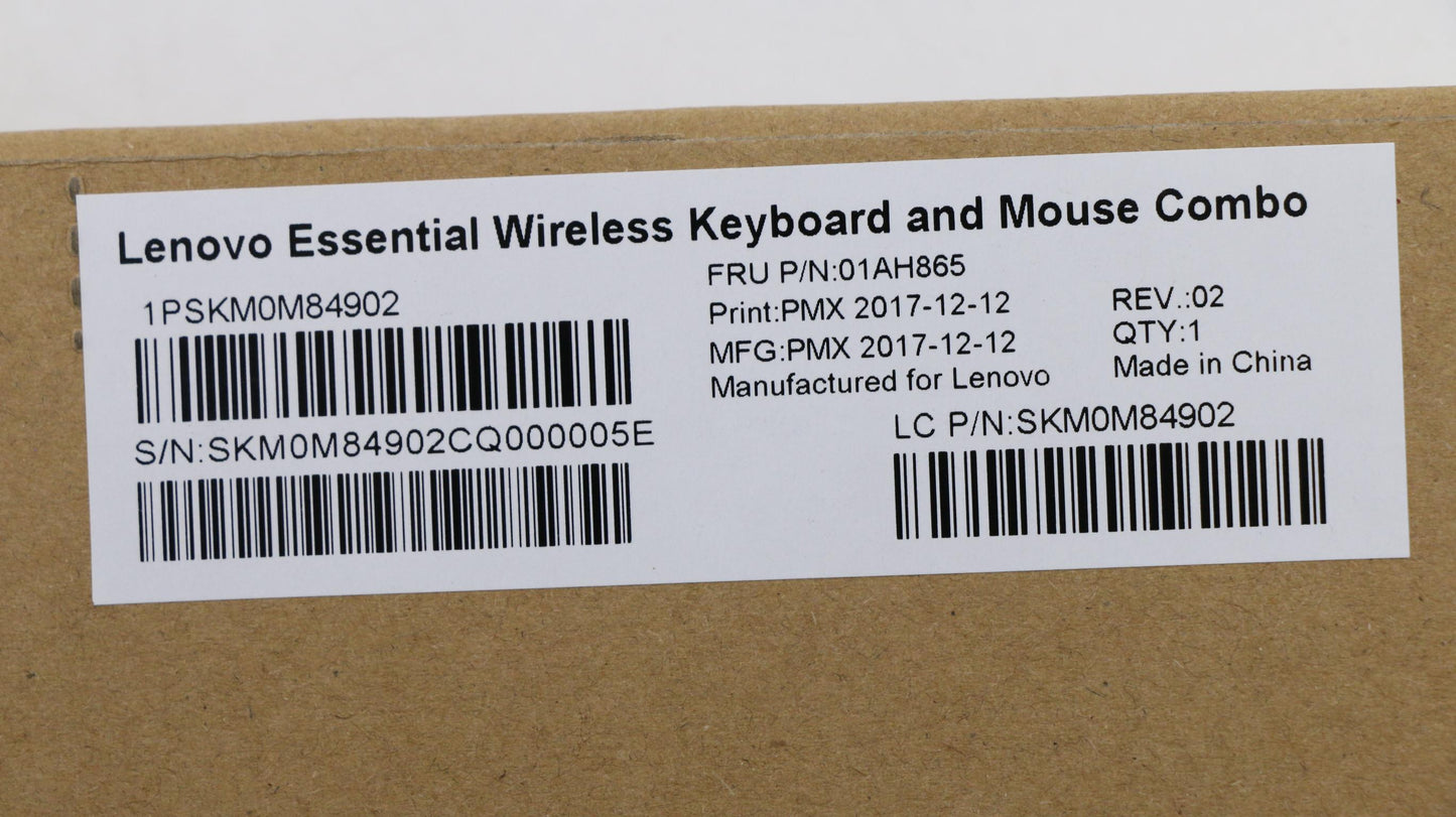 Lenovo Kyb_Mouse Primax Rfbu71 2.4G B - 01AH865
