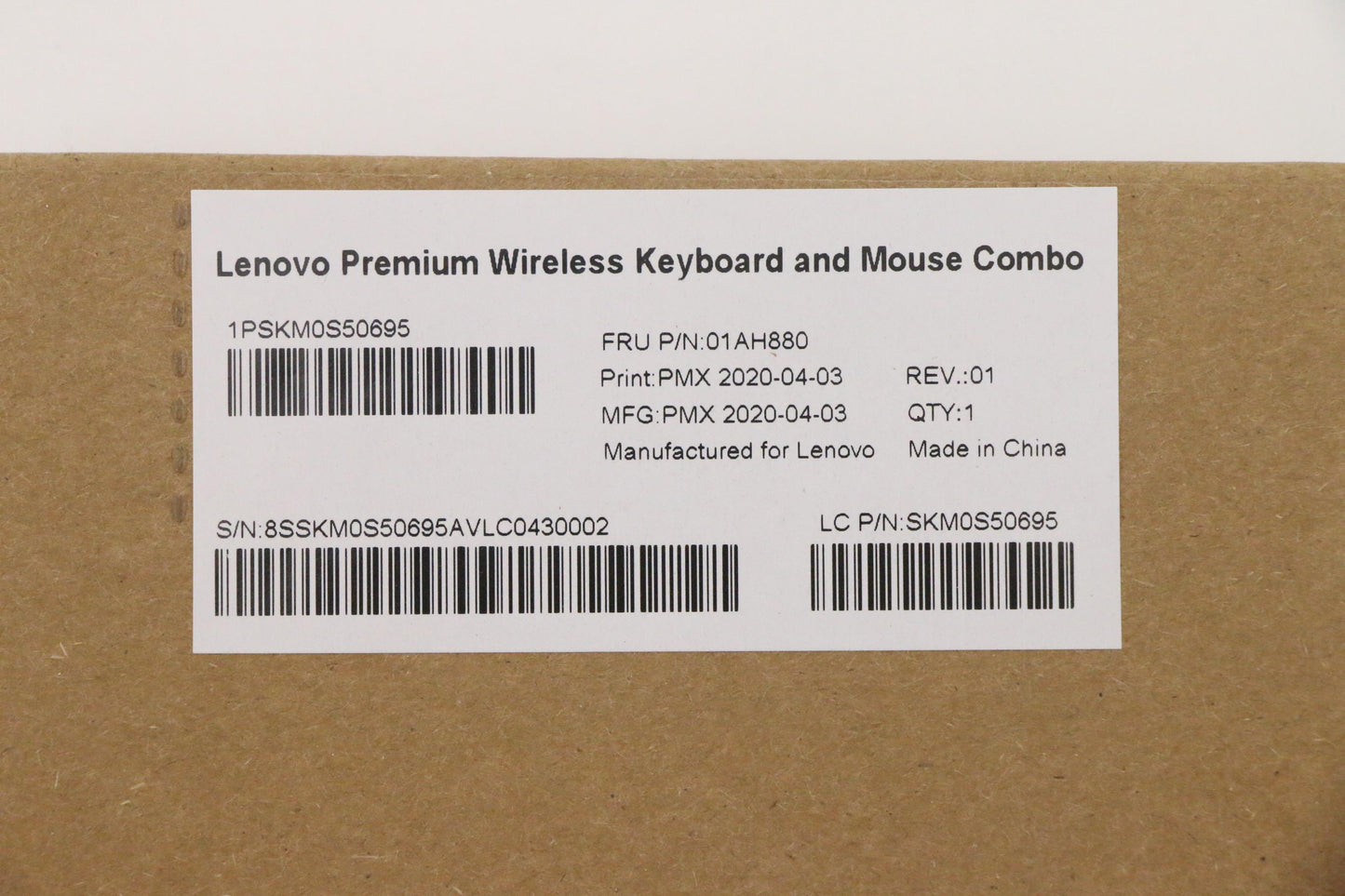 Lenovo Primax A940 2.4G Gy Fr - 01AH880