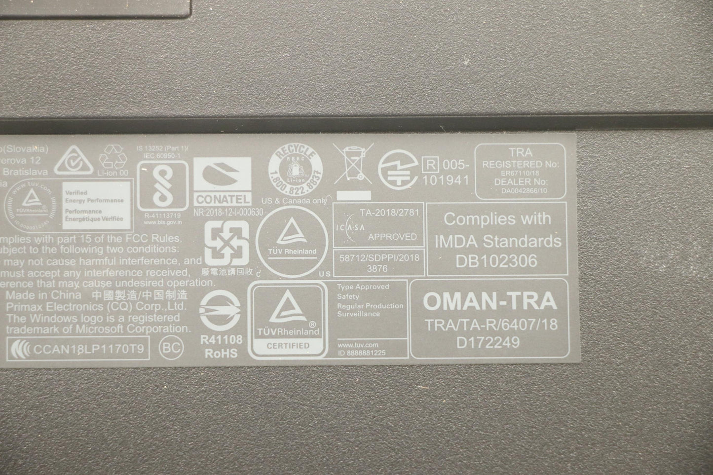 Lenovo Primax A940 2.4G Gy Pt - 01AH886