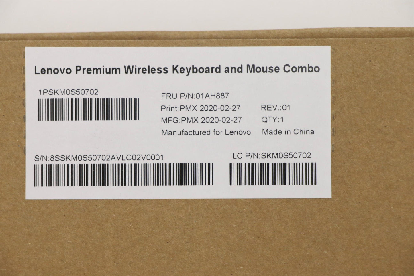 Lenovo Primax A940 2.4G Gy Ru_Cy - 01AH887