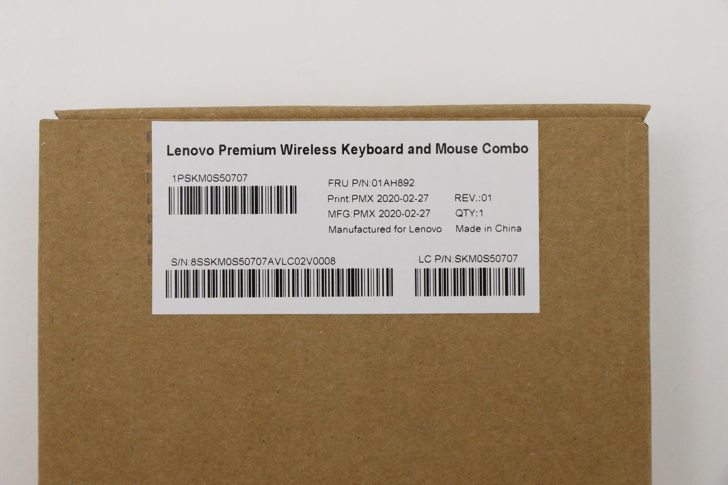 Lenovo Primax A940 2.4G Gy Us Eu - 01AH892