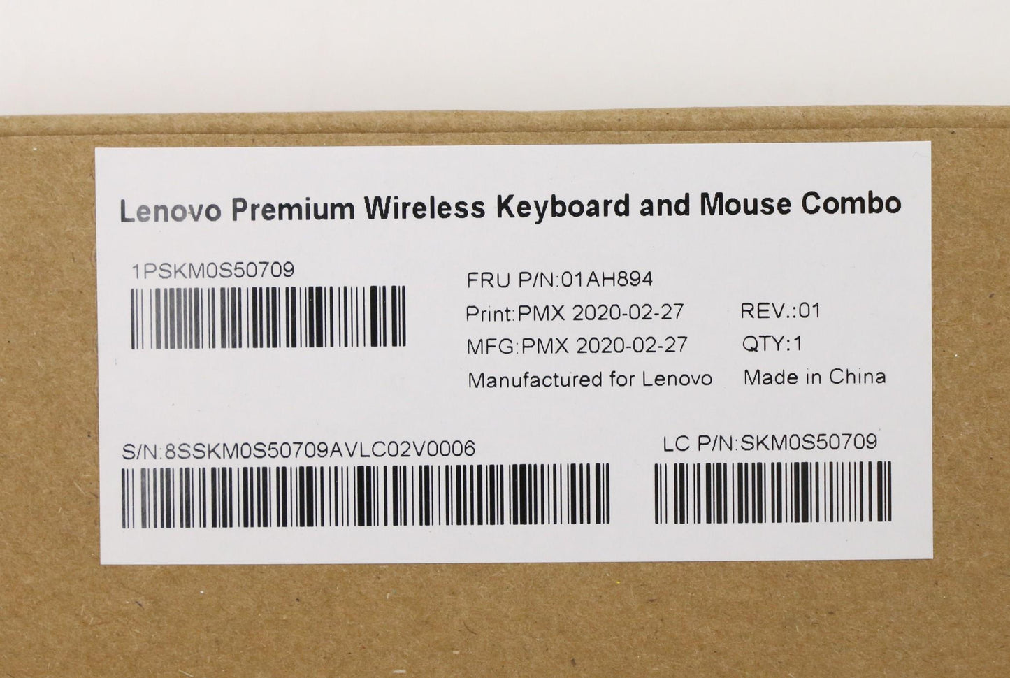 Lenovo Primax A940 2.4G Gy Nod - 01AH894