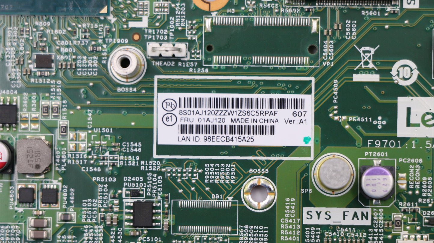 Lenovo 01AJ120 Pl System Boards