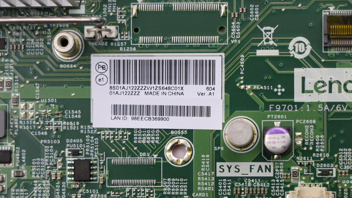 Lenovo Pl System Boards - 01AJ122