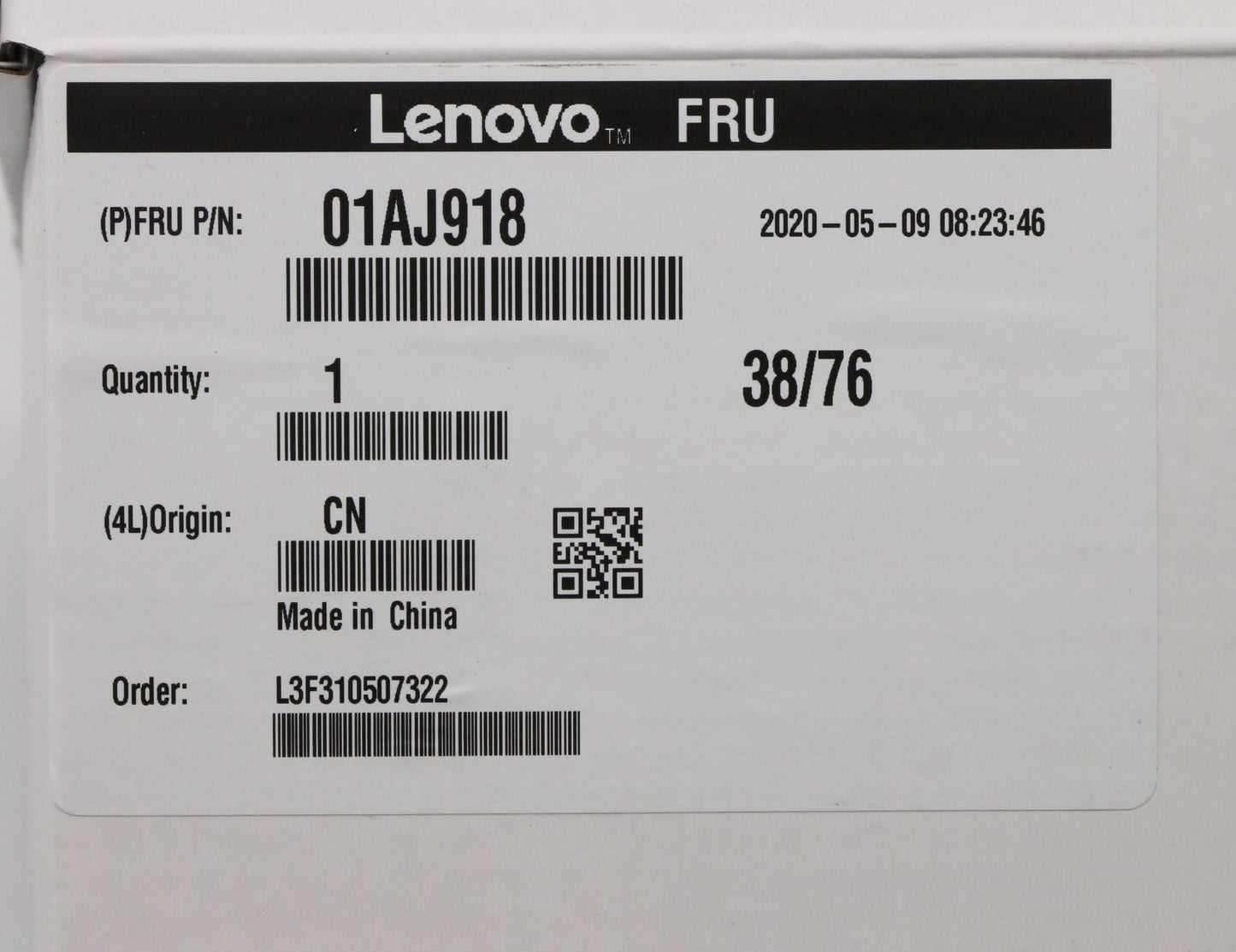 Lenovo Cord - 01AJ918