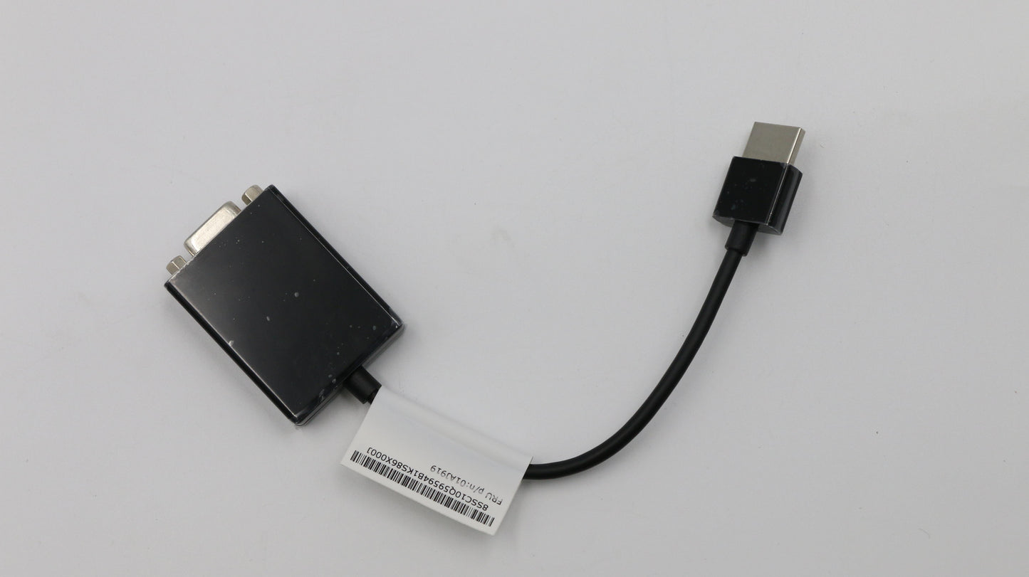 Lenovo Cable Hdmi To Vga Dongle - 01AJ919
