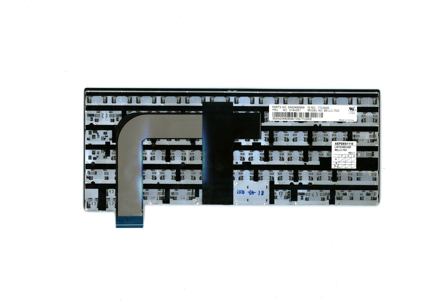 Lenovo Bell Chrome Kbd,It,Chy - 01AV251