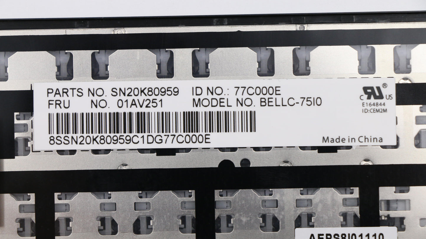 Lenovo Bell Chrome Kbd,It,Chy - 01AV251