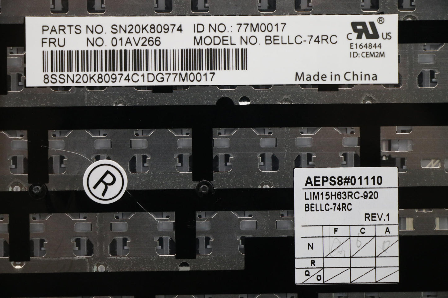 Lenovo 01AV266 Ki Keyboards Internal