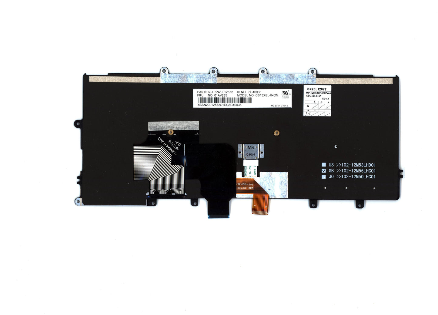 Lenovo Ki Keyboards Internal - 01AV285