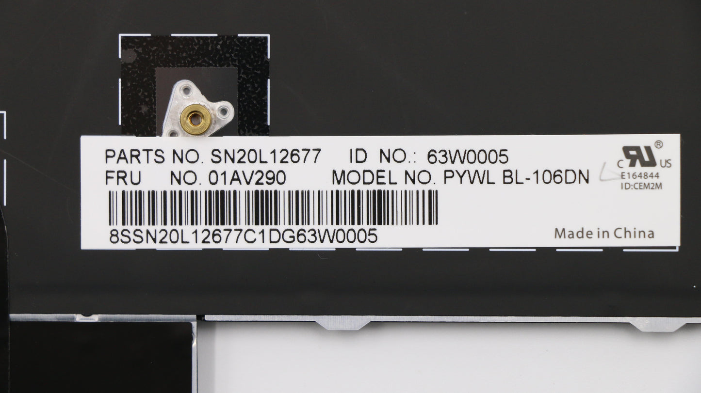 Lenovo 01AV290 Ki Keyboards Internal