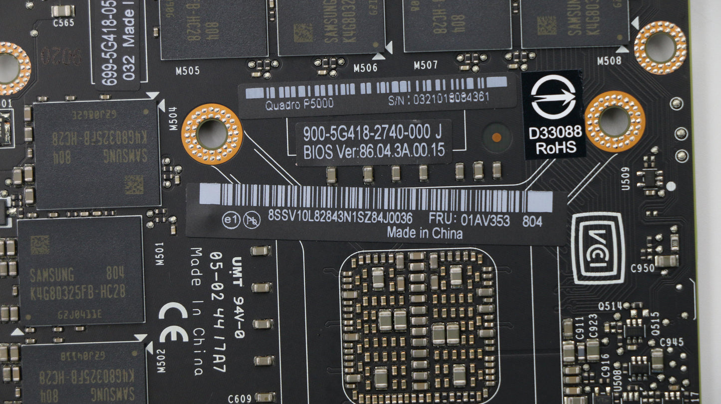 Lenovo Mxm N17E-Q5-A1 Nvidia - 01AV353