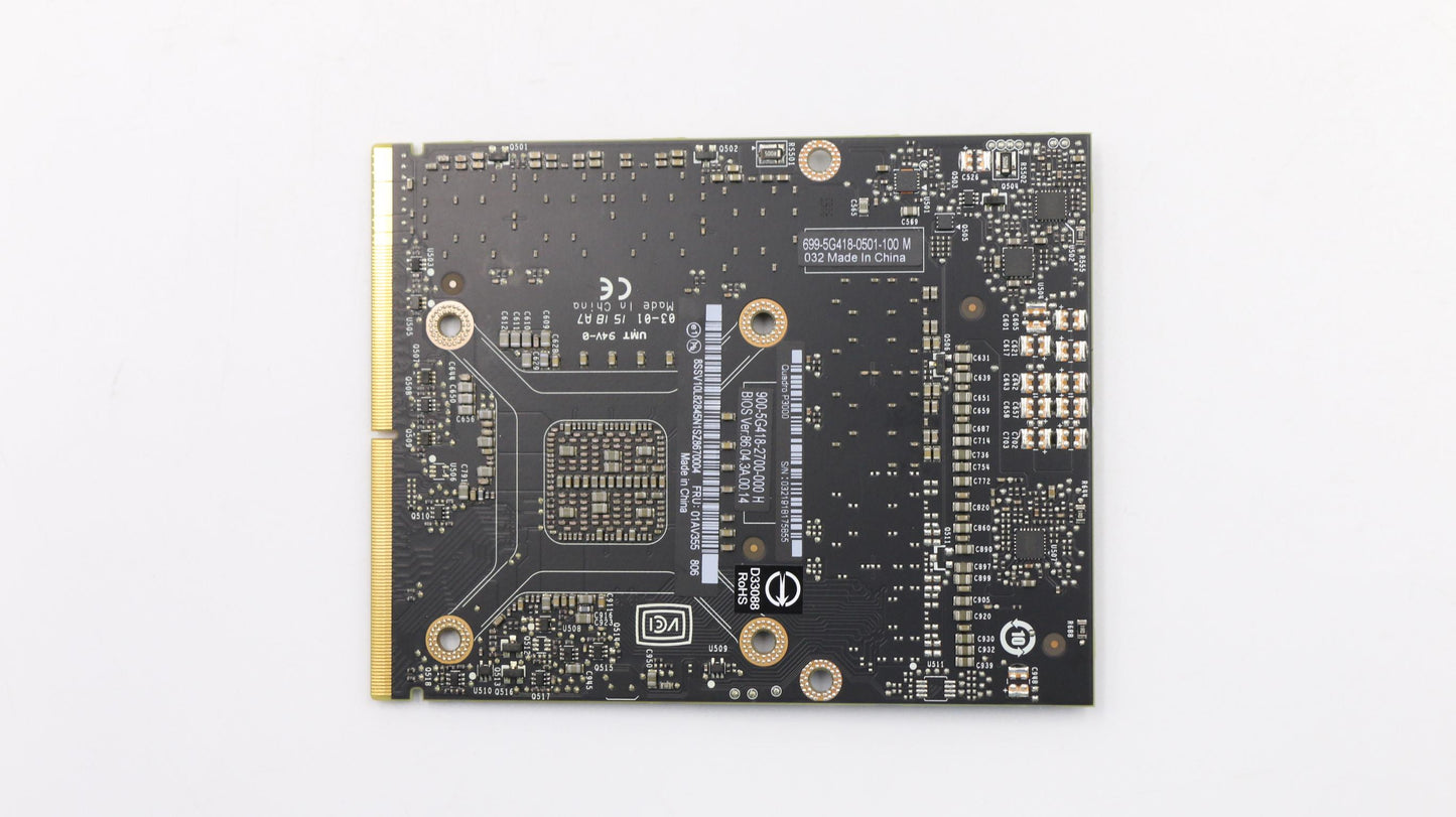 Lenovo (01AV355) MXM Graphics Card, NVIDIA N17E-Q1-A1