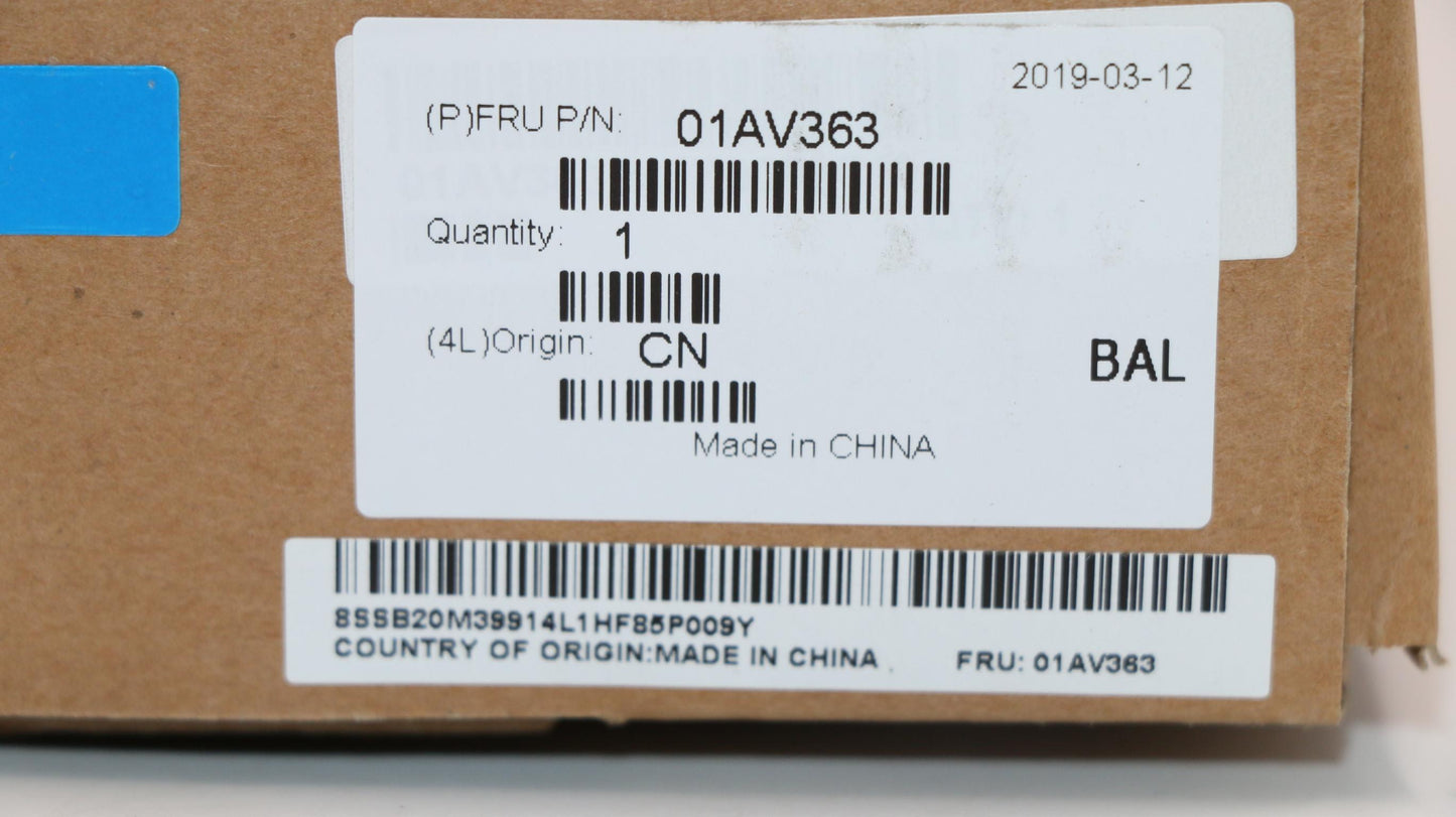 Lenovo Mbwini77820Hqm2200Myamtytpmyra - 01AV363