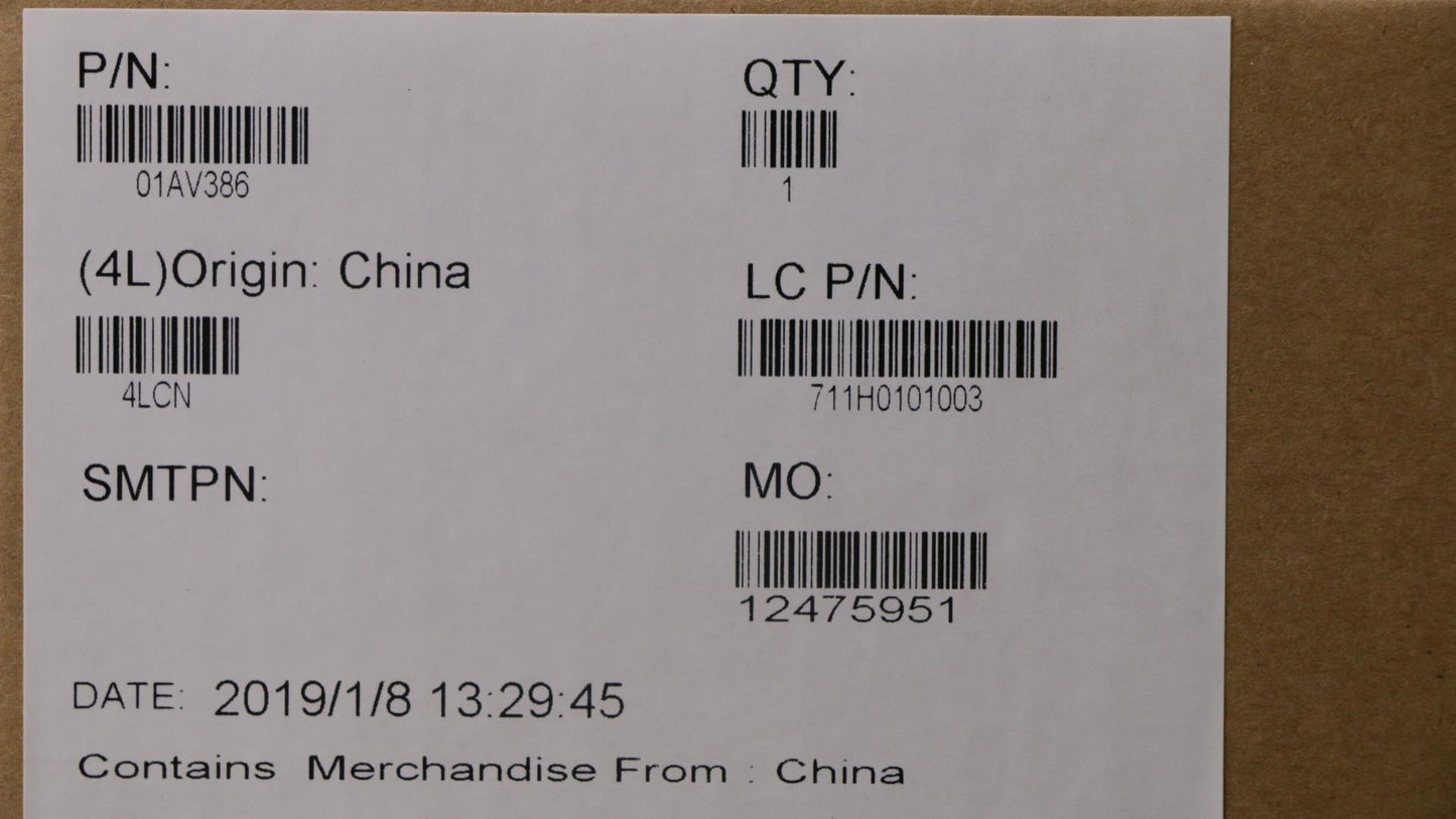 Lenovo Win,I7-7820Hq,Amt,Y-Tpm,Raid - 01AV386
